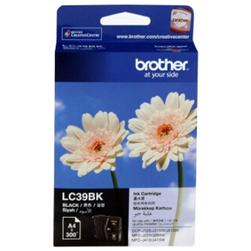 Brother LC-39BK Black Ink Cartridge