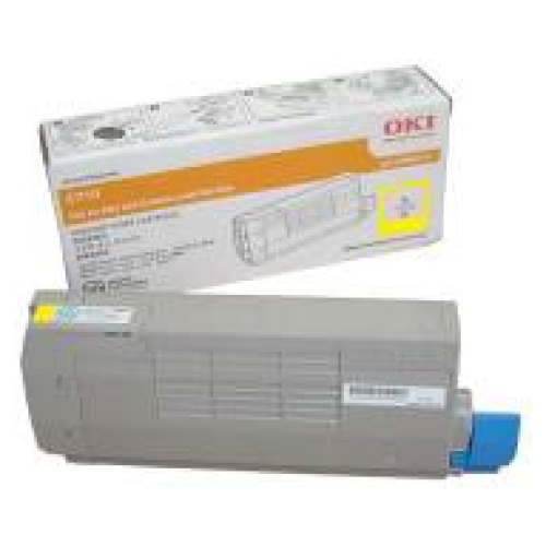 OKI 45396205 Yellow Toner Cartridge to suit MC770DNFAX / MC770DFNFAX, 11,500