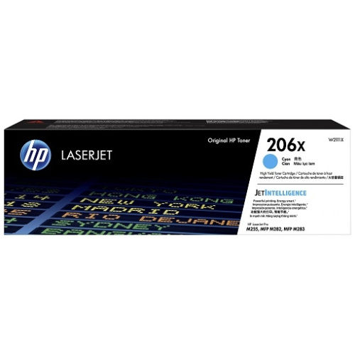 HP W2111X #206X Cyan Toner (Yield: Approx 2450 pages)