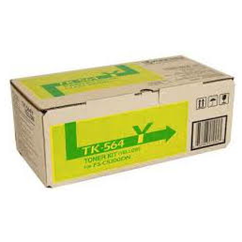 Kyocera TK-564Y Yellow Toner Kit to suit Printer: FS-C5300DN (10,000 Yield)