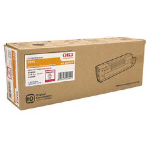 OKI 44315310 Toner Cartridge Magenta For C610 (6,000 Pages @ 5% Coverage)
