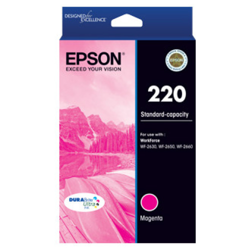 Epson C13T293392 220 Standard Capacity DURABrite Ultra Magenta ink