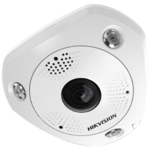Hikvision 12MP Outdoor Fisheye Camera, Immersion Lens, 15m IR, IP66, 1.29mm