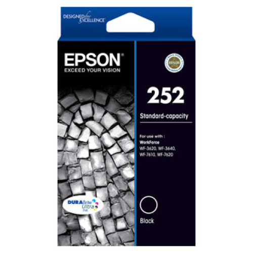 Epson C13T252192 252 Standard Capacity Black Ink Cartridge