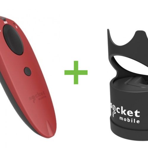 SOCKET SCANNER S740 BT 2D RED + CHARGING DOCK