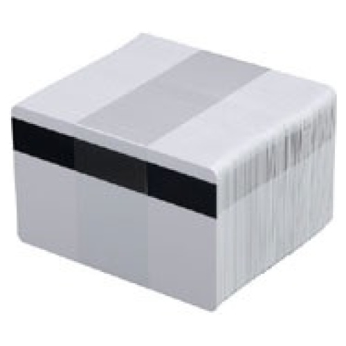 ZEBRA CARDS PVC 30MIL HICO 500/BOX WHI