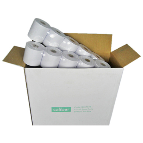 CALIBOR BOND PAPER 57X57 50 ROLLS / BOX