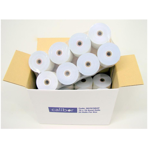 CALIBOR 2PLY PAPER 76X76 24 ROLLS / BOX