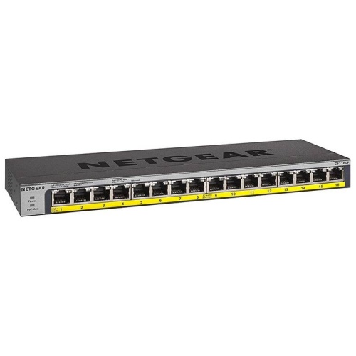 NETGEAR 16-port PoE+ Gigabit Unmanaged Switch, ProSAFE Lifetime Wty