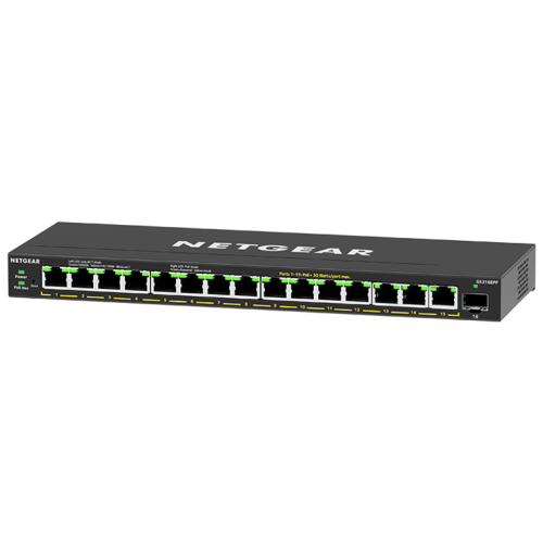 Netgear GS316PP SOHO 16-port High Powered PoE+ Gigabit Unmanaged Switch