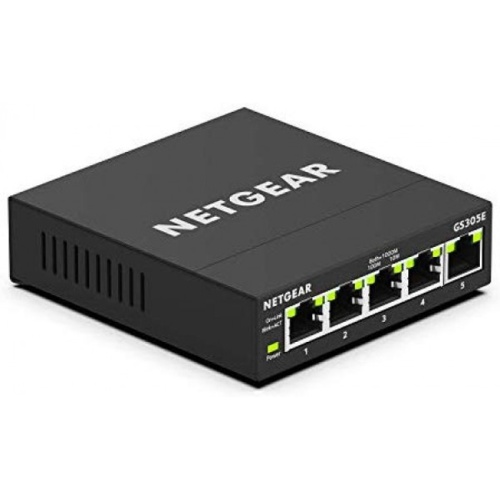 NETGEAR GS305E 5-Port Gigabit Ethernet Plus Switch