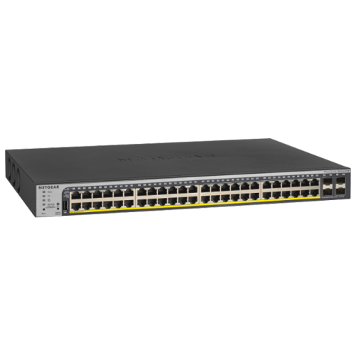 Netgear GS752TPP 52-Port PoE Gigabit Ethernet Smart Switch with 48 x PoE+ @ 760W, 4 x 1G SFP
