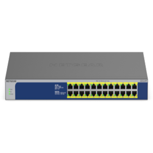 Netgear GS524PP 24-Port High-powered PoE+ Gigabit Unmanaged Switch (300W PoE budget)
