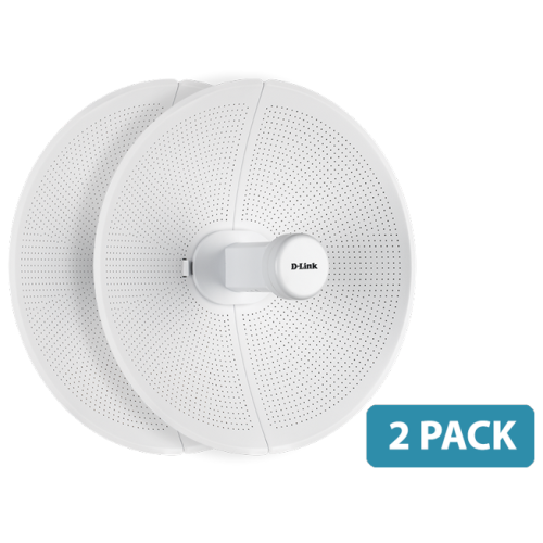 D-Link DAP-3712-2PK Long Range Wi-Fi 5 Wireless Bridge (20km) - Pack of 2