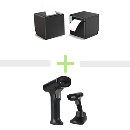 ELEMENT BUNDLE - RW60 ETH/USB + SCANNER P130-BT