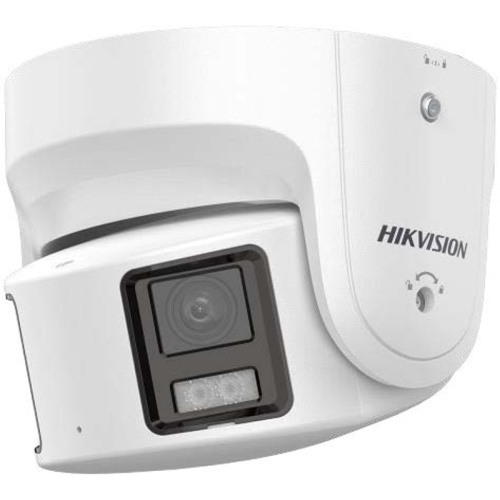 Hikvision 8MP ColourVu 180deg  Panoramic Turret Camera, WDR, IP67, Dual Lens