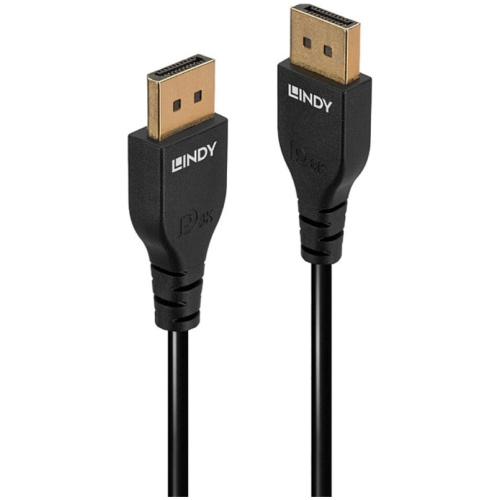 Lindy 2M 1.4 Slim Display Port Cable, Male to Male