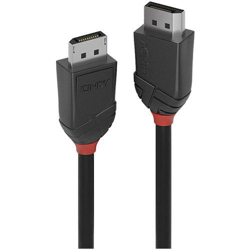 Lindy 2M Display Port 1.2 Cable, Black Line