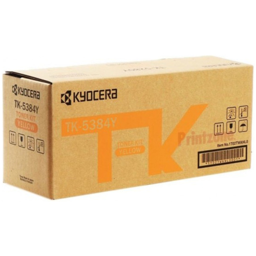 Kyocera TK-5384Y Yellow Toner Kit (10,000 Yield)
