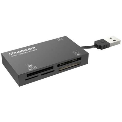 Simplecom CR216 USB 2.0 All in One External Card Reader