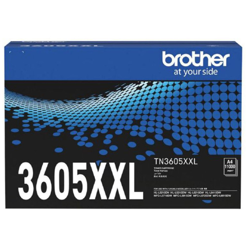 Brother TN-3605XXL Super High Yield Toner Cartridge, up to 11,000 pages