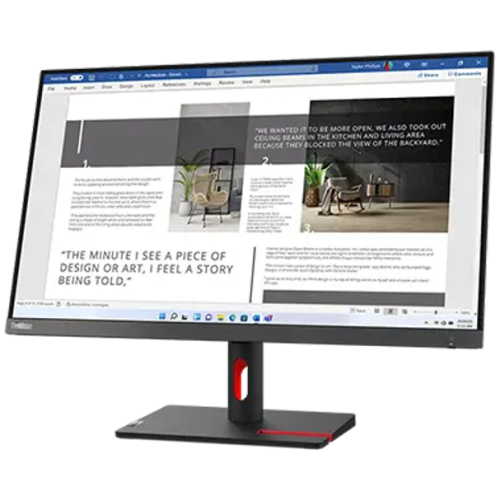 Lenovo ThinkVision S27i-30 27" FHD WLED IPS Monitor, VGA, HDMIx2, Tilt, VESA