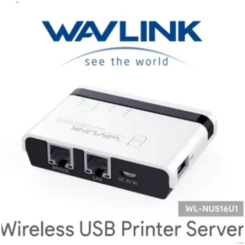 Wavlink WL-NU516U1 USB Wireless Print Server