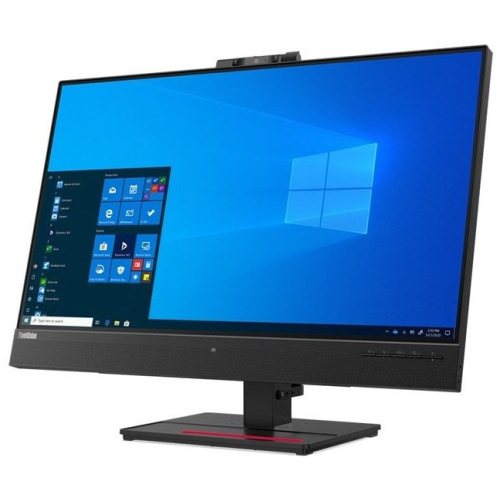 Lenovo T27HV-20 27" QHD VoIP Monitor,2560x1440,60Hz,USB-C,HDMI,DP,Webcam, Tilt,Swivel,Pivot,VESA