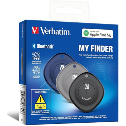 Verbatim 66929 My Finder Triple Pack - Black, Navy, Grey