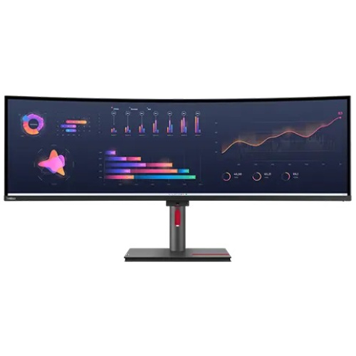Lenovo P49W-30 49" WLED Curved Monitor, 32:9, HDMI, DP, USBC, TB, H/Adjst, 3Y