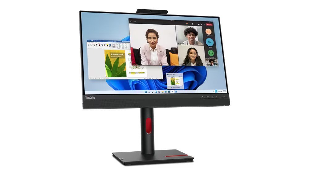 Lenovo 12NBGAR1AU TIO24 23.8" FHD Touch, HDMI,DP, USB, H, Speakers, Webcam, 3Yr