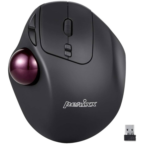 Perixx PERIMICE-717 Wireless 34mm Trackball Mouse