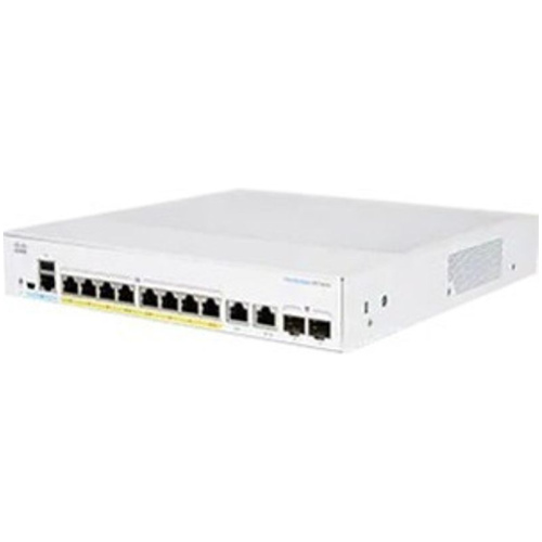Cisco CBS350-8P-2G-AU Managed 8 Port Gigibit Ethernet POE Switch, 2x1G Combo