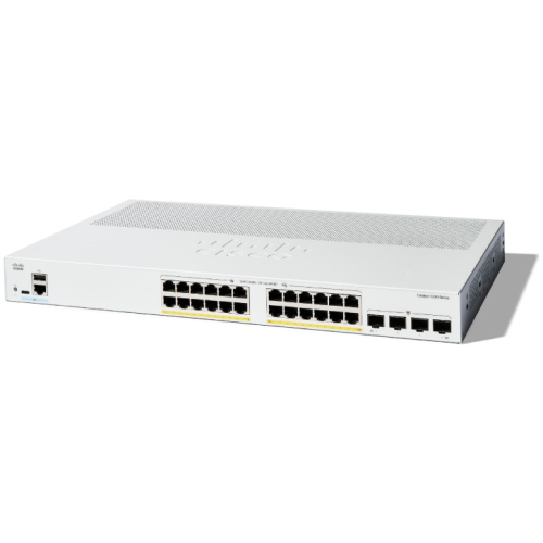 Cisco Catalyst C1300-24P-4G-RF 24 Port GE, POE, 4x1G SFP Switch (Reman)