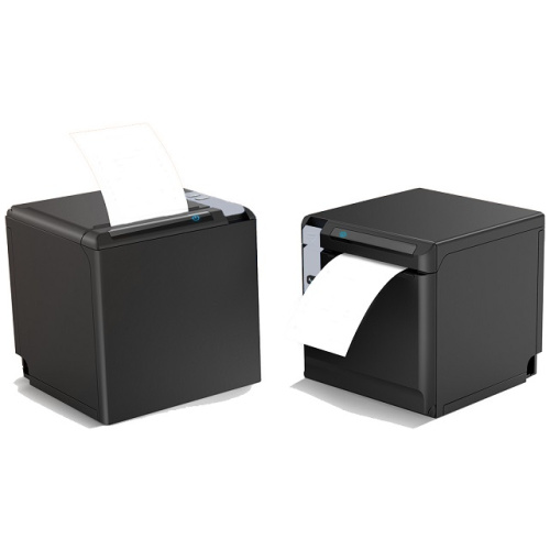 Element RW60+ Ultra Compact Thermal Receipt Printer, Bluetooth/Ethernet/Serial/USB/Wi-Fi interfaces, Black (Power Supply and cables included)