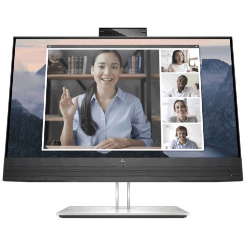 HP E24mv G4, 23.8" FHD, VGA,DP,HDMI,Webcam,Spkrs,Tilt, Swivel,H/Adjust
