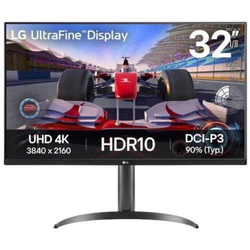 LG UltraFine 32" UHD Monitor, 2xHDMI, DP, Tilt, Pivot, H/Adjust