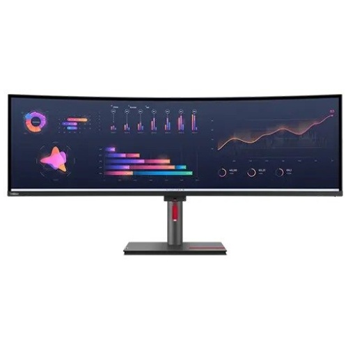 Lenovo P49W-30 49" WLED Curved Monitor, 32:9, HDMI, DP, USBC, TB, H/Adjst, 3Y
