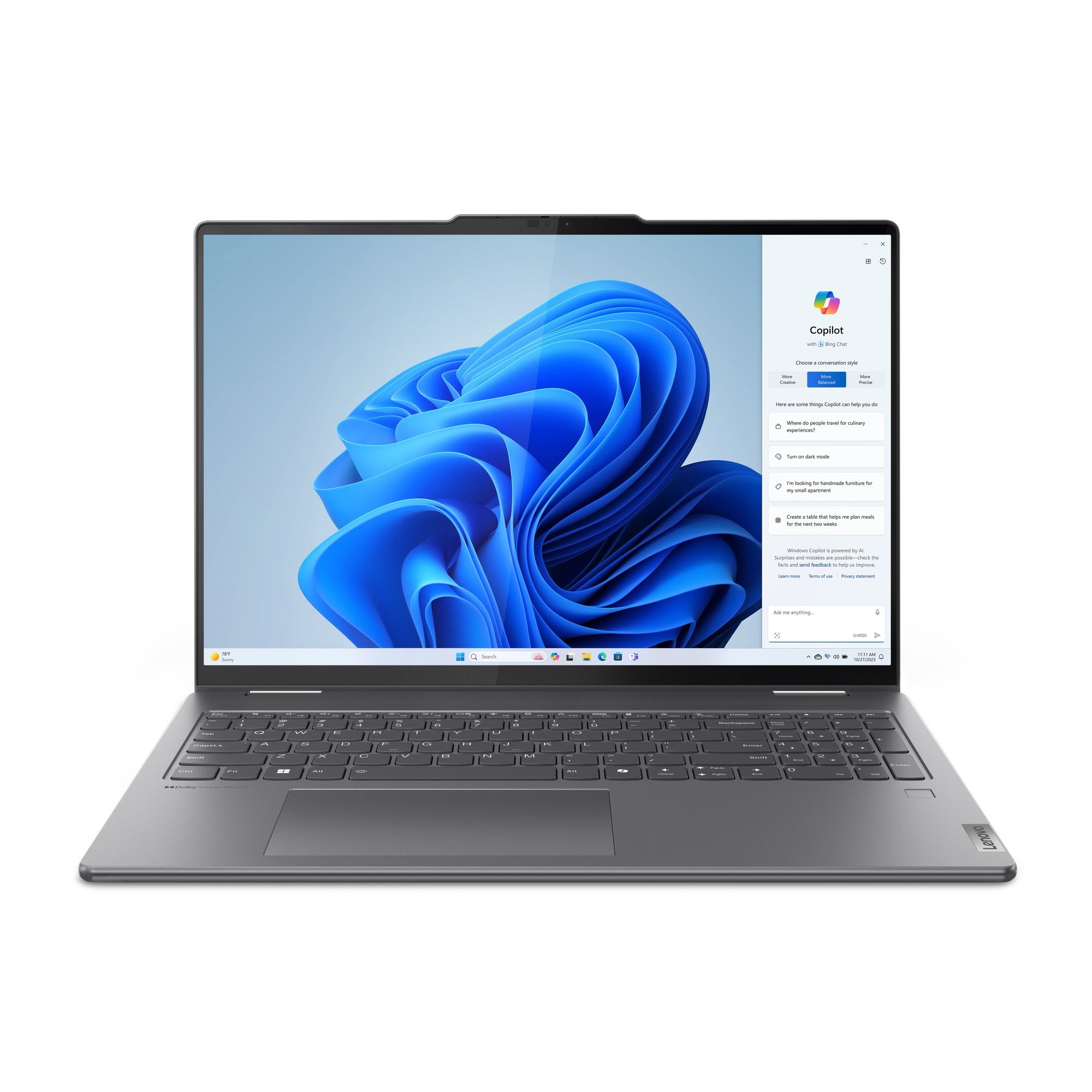 Lenovo Yoga 7 2-in1, U7-155U,16GB,1TB SSD,16" WUXGA Touch,Win11Pro