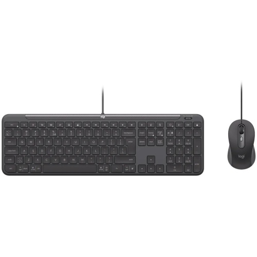 Logitech 920-013351 MK620 Signature Slim Wired Combo for Business,Graphite