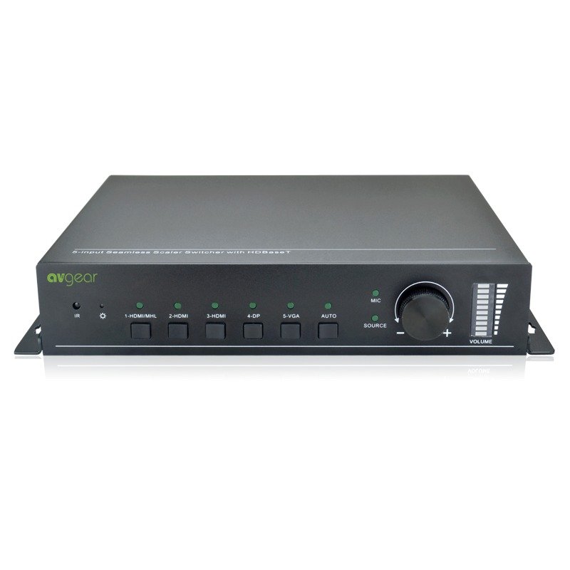 AVGear AVGSC51TS 5 Input Mini Scaler, All Scalled to HDMI with HDBaseT Output