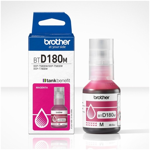 Brother BTD180M Magenta Ink Bottle - up to 7,500 pages