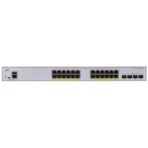 Cisco CBS250-24FP-4G Smart 24 Port GE Full PoE Rackmountable Switch