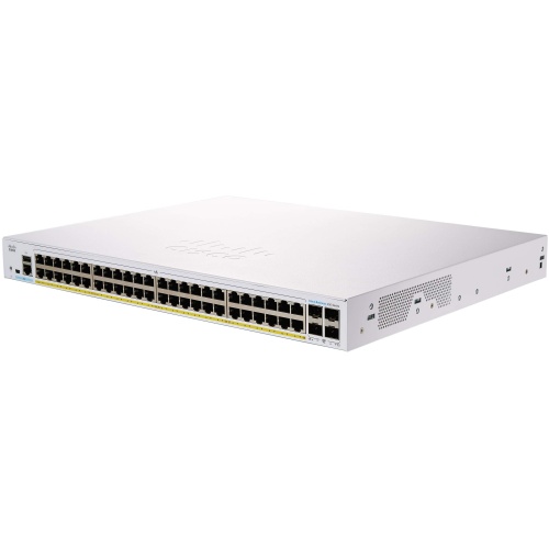 Cisco CBS250-48P-4G 48xGbE PoE+ Switch, 370W, 4xSFP