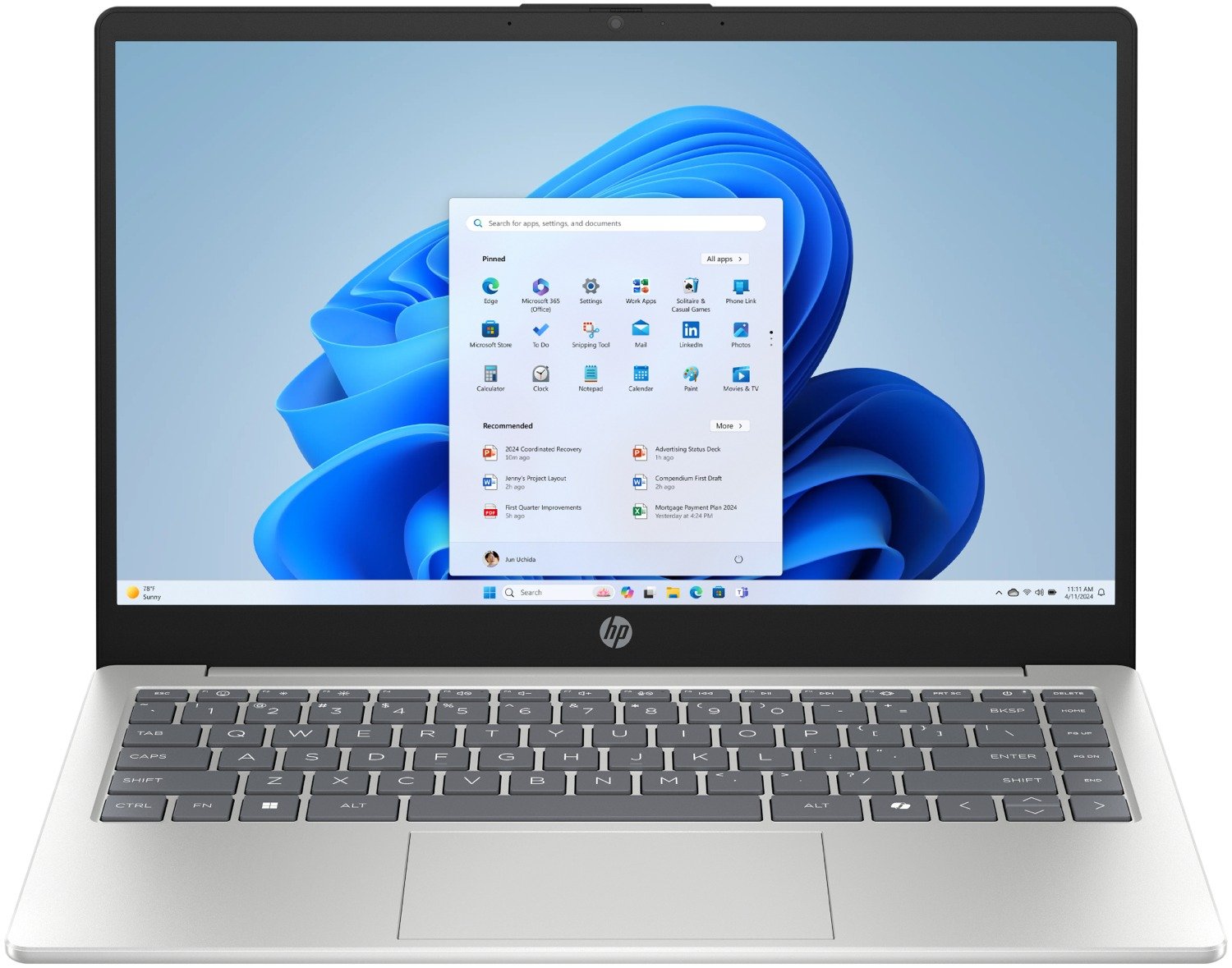 HP 14-ep1185TU, U5-125H, 24GB, 512GB SSD, 14" FHD, Win11Pro