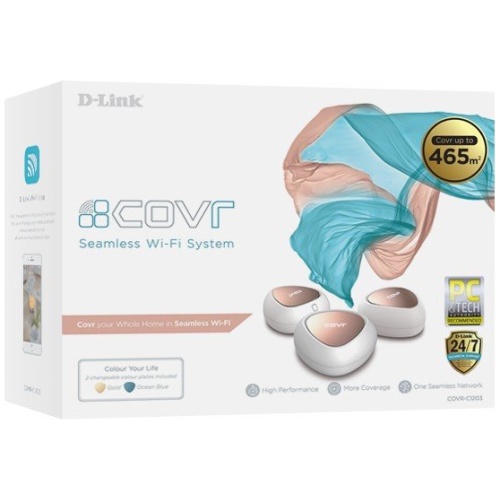D-Link COVR-C1203 AC1200 Seamless Wi-Fi System Covr Points (3 Pack)
