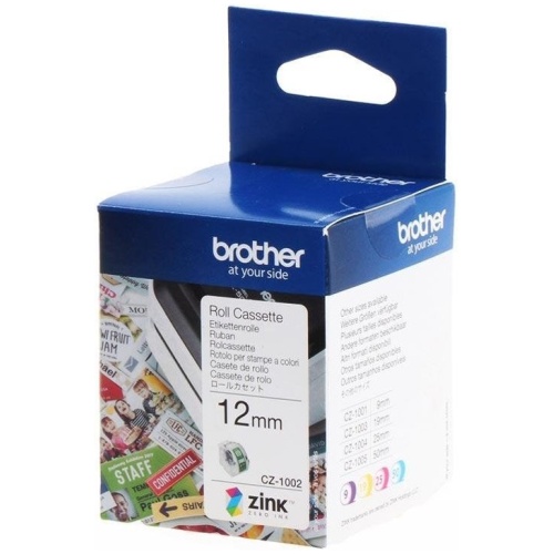 Brother CZ-1002 12mm Cassette Roll, 5m Length