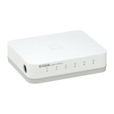 D-Link DGS-1005A 5-Port 10/100/1000Mbps Basic Gigabit Ethernet Switch
