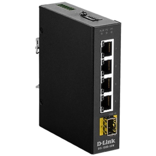 D-Link 5-Port Gigabit Industrial Switch 4 1000BASE-T ports, 1 SFP port