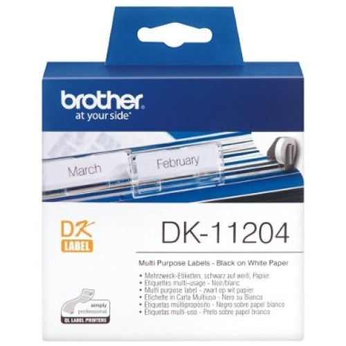 White Multi-purpose/Return Address Labels 17mm x 54mm 400 labels per roll